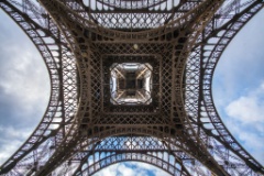 Eiffel Tower Looking Up Wide Angle To order a print please email me at  Mike Reid Photography : Paris, arc, rick steves, napoleon, eiffel, notre dame, gargoyle, louvre, versailles